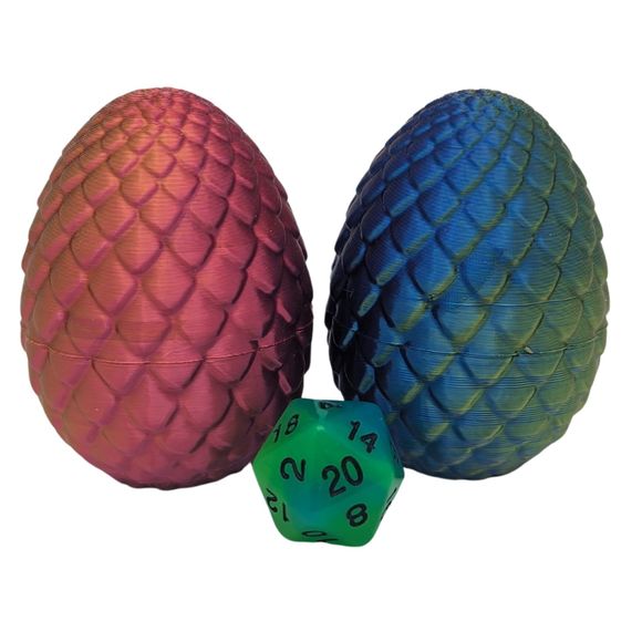 Mystery Dragon Egg and d20 Set | Perfect Gift for Dice Goblins and TTRPG player - Picture 2 of 6